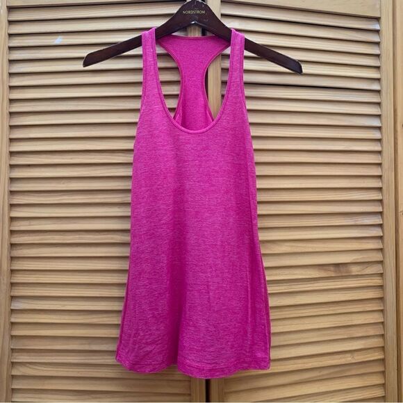 Lululemon Athletica Pink Racerback Tank Top - Picture 1 of 4